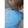 Moniel Sada 2ks rostoucích dětských slintáčků Pastel růžová / Navy Blue modrá 0-24 měsíců