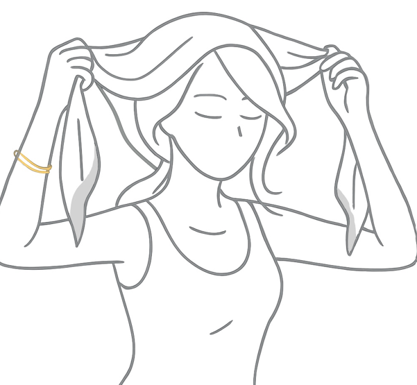 Návod jak uvázat hedvábný šátek na hlavu