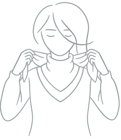 jak uvázat klasickou smyčku krok 2