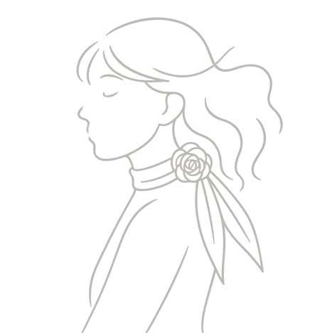 návod úvazu hedvábného šátku do květiny krok 7 roztahováním cípu vznikne ve středu květina