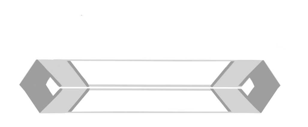 úvaz hedvábného šátku do pásku krok 4 Přeložte horní podélný okraj dolů do osy a spodní okraj nahoru do osy. Vznikne dlouhý užší pruh
