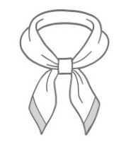 Návod jak uvázat hedvábný šátek na krk