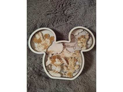 Cedulka Mickey Mouse