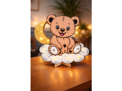 Roztomilý noční světýlko v oblaku