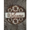 Cedule Welcome – laserově řezaná