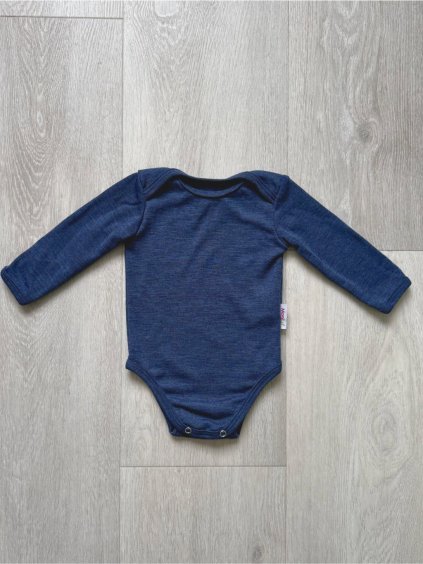 rostoucí merino body monilu tmavaě modré 1 C