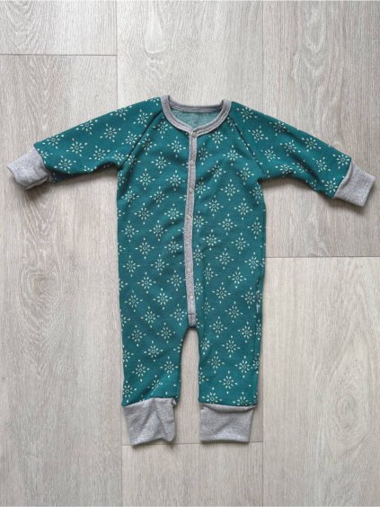rostoucí merino overal petrolejový 1 C