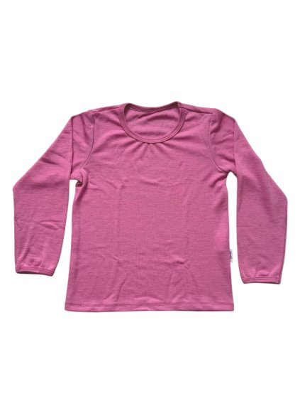 detske merino tricko monilu ruzove1