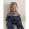 zimní merino kukla MoniLu béžová 2