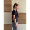 dětské merino tričko s krátkým rukávem modré 6