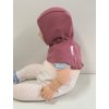 zimní merino kukla MoniLu tmavě růžová 3