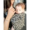 baby carrier monilu uni leaves beige 3