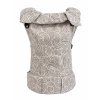 ergonomic baby carrier with linen MoniLu UNI waves dune F
