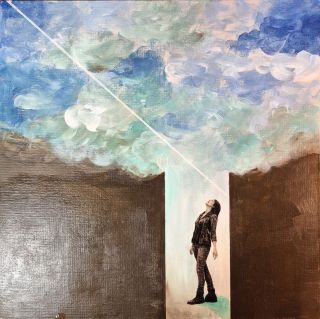 Osvícení. Uvolnění. Prozření. . . . #monimej #monimejart #memoismus #osviceni #uvolneni #prozreni #soucasneumeni #kolaz...