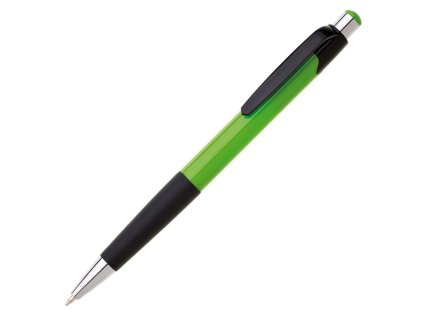 Guľôčkové pero plastové GARNA svetlo zelené