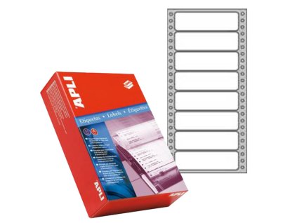 Etikety tabelačné 101,6x36mm APLI 1 radové