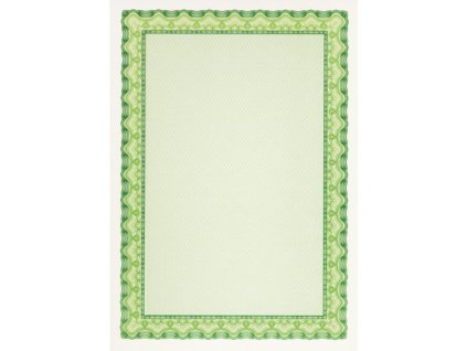 Certifikačný papier APLI A4, zelený, 115 g, 25 hárkov