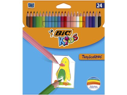 Farbičky BIC Tropicolors, 24 ks