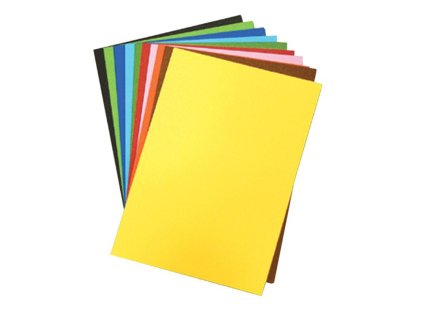 Kresliaci kartón, A4, 50 listov, 225g, mix farieb