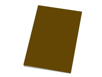 Kresliaci kartón A1, 20 listov, 225g, farba hnedá