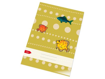 Zošit 424, A4, 20 listov, linajkový