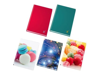 Záznamová kniha Krpa A6 96 listov linajková, mix motívov