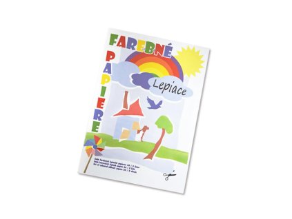 Farebný papier samolepiaci A4 8-hárkový