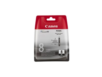 Atramentová náplň Canon CLI-8Bk pre Pixma iP4200/5300/MP500/530/600/610/800 black (400 str.)