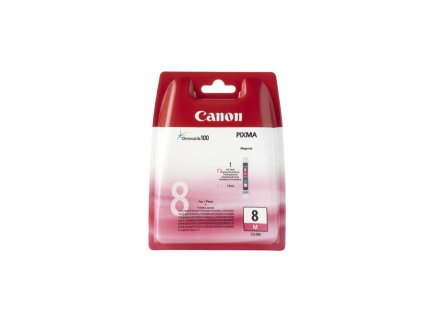 Atramentová náplň Canon CLI-8M pre Pixma iP4200/5300/ MP500/530/600/610/800 magenta (400 str.)