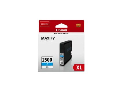 Atramentová náplň Canon PGI-2500C pre MAXIFY iB4050/MB5050/MB5350 cyan XL (1.755 str.)