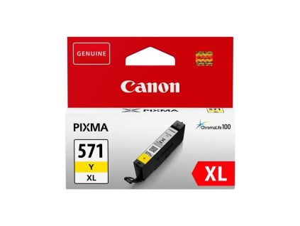 Atramentová náplň Canon CLI-571Y pre MG 5750/5751/6850/6851/7750/7751 yellow (7 ml)