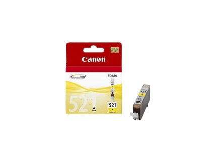 Atramentová náplň Canon CLI-521 pre MP 540/620/630/980/iP 3600/4600 yellow (460 str.)