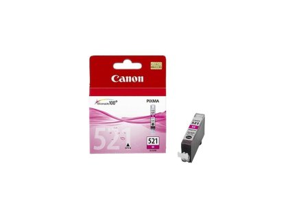 Atramentová náplň Canon CLI-521 pre MP 540/620/630/980/iP 3600/4600 magenta (460 str.)