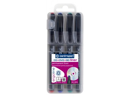 Sada popisovačov na CD/DVD/BD Centropen 4616/4