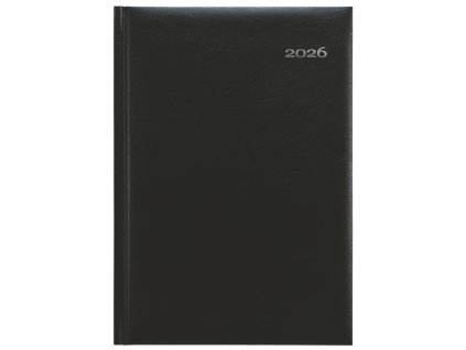 Diár Kronos denný A5 14,8 x 21 cm čierny 2026