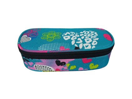 Puzdro na perá malé DONAU Srdce a Kvety