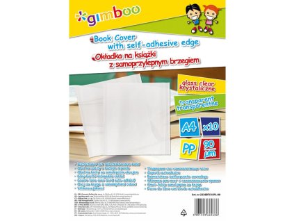 Obaly na zošity Gimboo A4 samolepiace, 30,5 x 54cm, 90mic