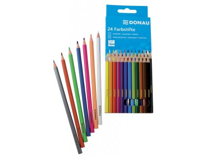 Farbičky DONAU, sada 24 ks