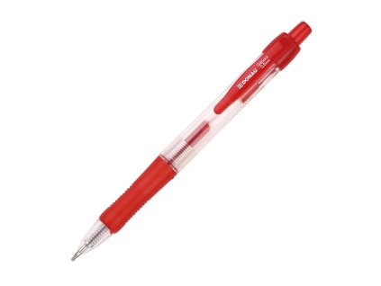 Roller gélový klikací DONAU červený