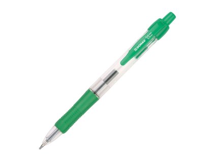 Roller gélový klikací DONAU zelený
