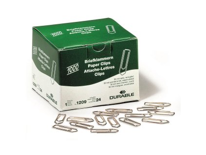 Spisové spony DURABLE 32mm medené 1000ks