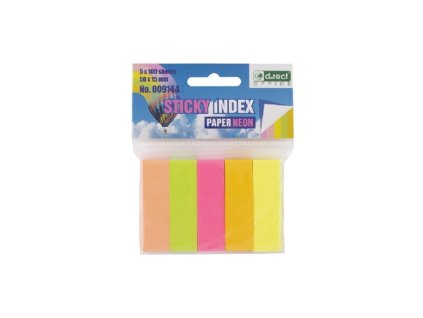 Indexové záložky 15x50mm papierové