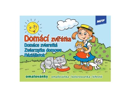 Maľovanka A5 Domáce zvieratká