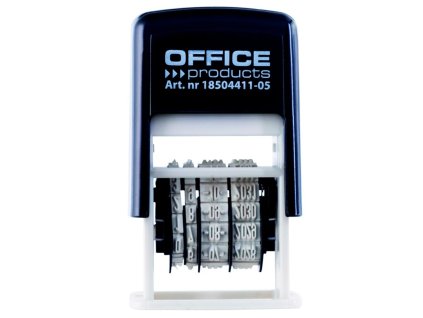 Pečiatka Office products Dátumovka samofarbiaca, mesiac číslom, čierna