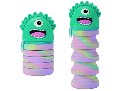 Peračník KEYROAD stojaci silikónový Monster, mix farieb