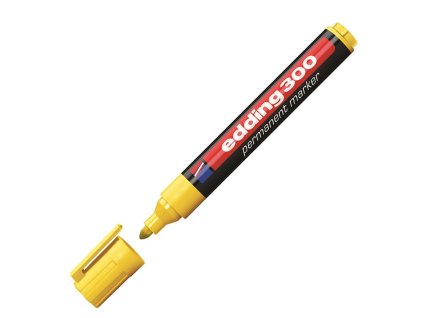 Permanentný popisovač edding 300 žltý