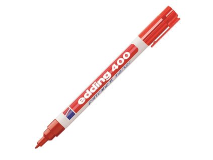 Permanentný popisovač edding 400 červený