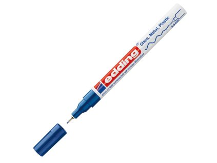 Lakový popisovač edding 780 modrý