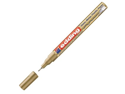 Lakový popisovač edding 780 zlatý