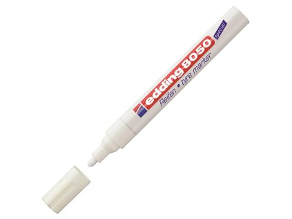 Popisovač na pneumatiky edding 8050 biely